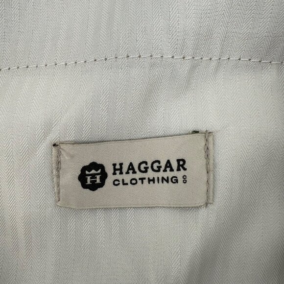 NWT Haggar Mens Tan Pleated Casual Lightweight Chino Shorts Size 42W - Picture 3 of 10